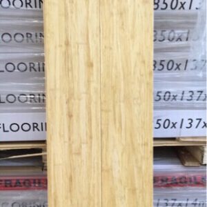 1850X137X14MM NATURAL BAMBOO STRAND WOVEN FLOORING- (62 BOXES X 1.521 M2)