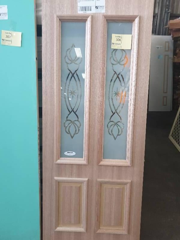 2040X820 2 LITE FEATURE GLAZED ENTRANCE DOOR