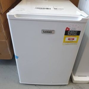 LEMAIR 70 LITRE BAR FRIDGE RQ 80H WITHH 3 MONTH WARRANTY SOLD AS IS