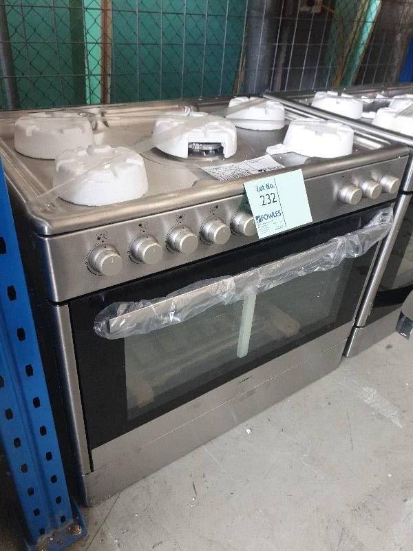 euromaid 90cm dual fuel upright cooker