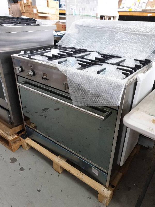 BAUMATIC BAF90EG 90CM FREESTANDING OVEN WITH 5 BURNER GAS ...