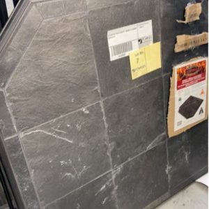EX DISPLAY SLATE HEARTH 1050MM X 1050MM SOLD AS IS