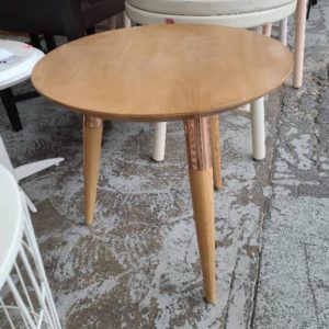 EX HIRE - TIMBER SIDE TABLE SOLD AS IS