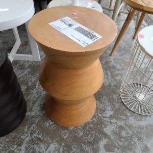 EX HIRE - TIMBER SIDE TABLE SOLD AS IS