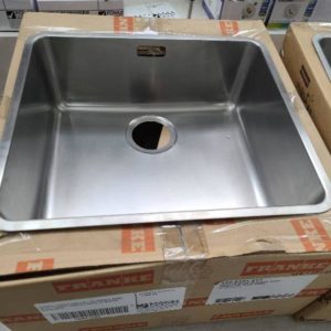 FRANKE KUBUS KBX110-45 SINGLE BOWL WITH FRANKE WASTES WITH 12 MONTH WARRANTY