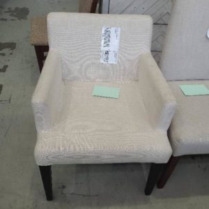 EX HIRE - CREAM CHAIR SOLD AS IS