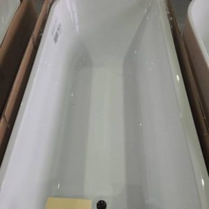 NEW 1500MM WHITE ACRYLIC RIGHT HAND CORNER BATH DROP IN BTI-1500R