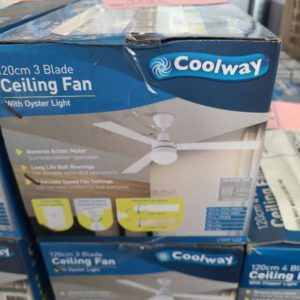 COOLWAY WHITE CEILING FAN