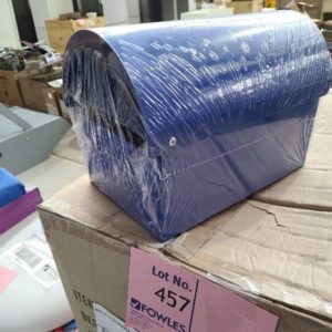 BOX OF 6 LETTERBOX BLUE