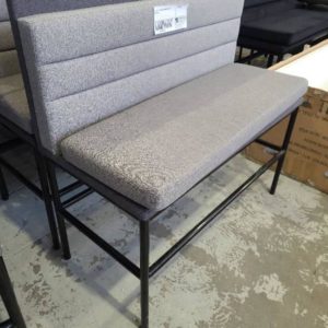 EX-HIRE 2 TONE GREY BENCH SEAT SOLD AS IS