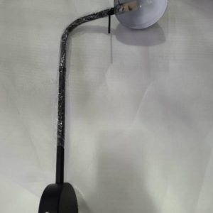 ADJUSTABLE BLACK WALL MOUNTED READING LIGHT RRP$110 EACH
