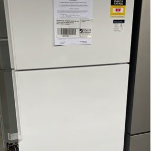 WESTINGHOUSE WTB4600WC WHITE 460 LITRE FRIDGE WITH TOP MOUNT FREEZER WITH 12 MONTH WARRANTY