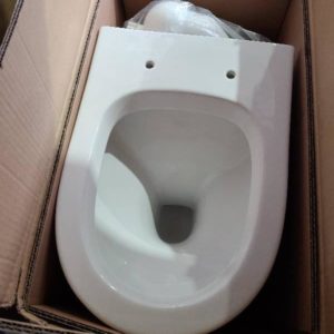 SEIMA TOILET PAN ONLY SOLD AS IS