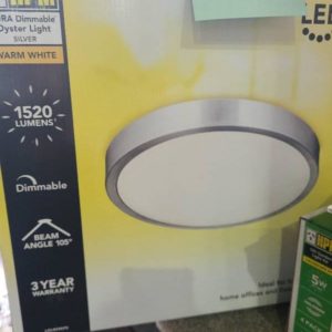 HPM AURA 18W LED DIMMABLE CEILING OYSTER LIGHT