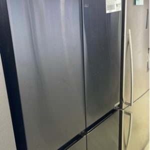 EX DISPLAY HISENSE FRENCH DOOR PUREFLAT BLACK 609 LITRE FRIDGE WITH CONVERTIBLE DOOR ON BOTTOM TO SWITCH BETWEEN FRIDGE OR FREEZER WITH THE TOUCH OF A BUTTON INVERTER COMPRESSOR WITH 6 MONTH WARRANTY SKU 360027144
