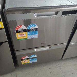 EX DISPLAY EURO EDD60S DOUBLE DRAWER DISHWASHER WITH 3 MONTH WARRANTY
