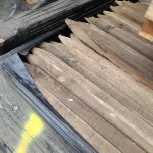 PALLET OF HARDWOOD GARDEN STAKES