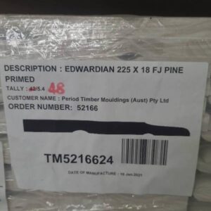 225X18 F/J PRIMED PINE EDWARDIAN SKIRTING 48/5.4