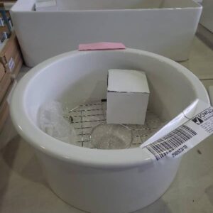 NEW PORCELAIN SINK ROUND 1818R RRP$800