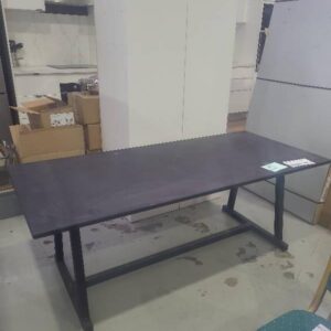 EX STAGING FURNITURE LARGE FARMHOUSE TABLE SOLD AS IS