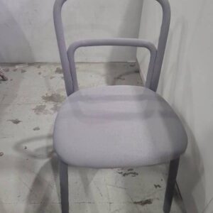 EX HIRE GREY DINING CHAIR SOLD AS IS