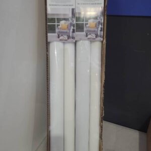 NEW VISIO WHITE DOUBLE ROLLER BLIND 900MM X 2400MM 100% BLOCKOUT