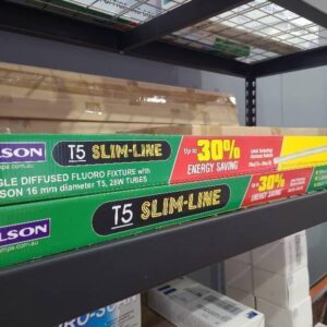 NELSON T5 28W 1.2 SLIMLINE LIGHT FITTING DIFFUSED BATTEN FIXTURE M5FC128