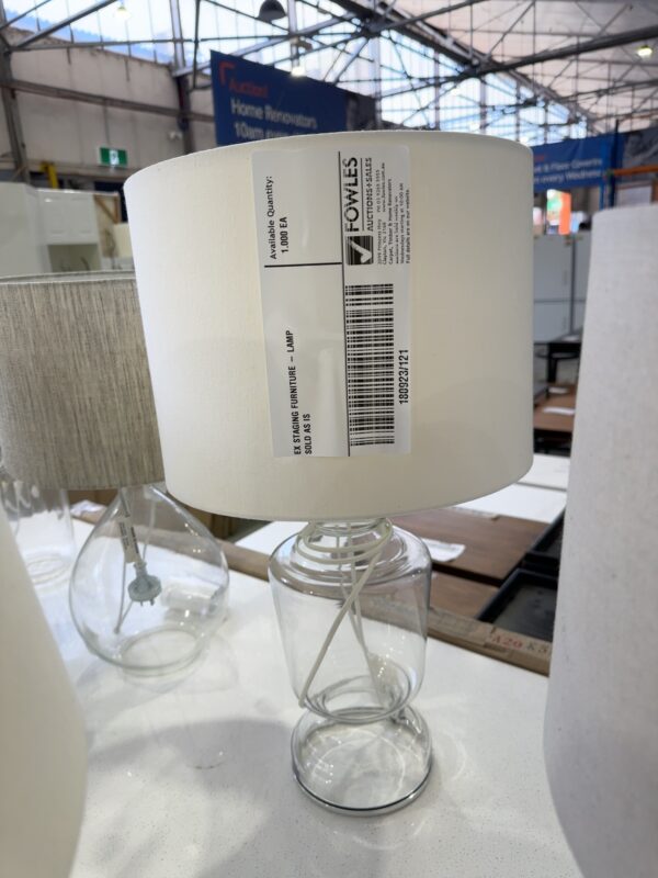 EX STAGING FURNITURE - LAMP SOLD AS IS