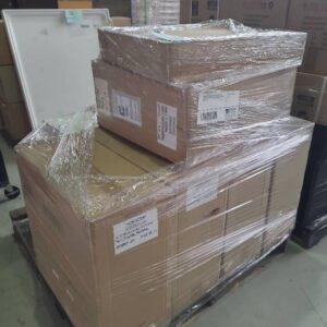 PALLET OF ASSORTED DELOS STOCK, AIR FILTRATION PARTS, WATER FILTRATION PARTS SOLD AS IS