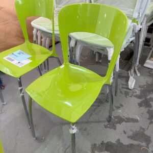 NEW GREEN STACKABLE CHAIR