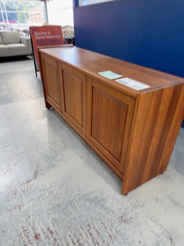 SECONDHAND SOLID JARRAH BUFFET, SOLD AS IS **VERY HEAVY**