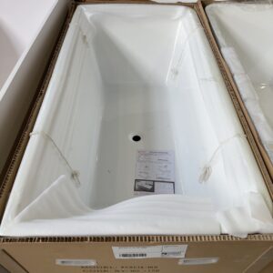 NEW ACACIA FREESTANDING BACK TO THE WALL BATH, SY-165-150, 1500MM