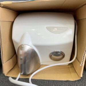 NEW PUSHBUTTON TOUCHDRY HAND DRYER, TOUCHDRY SC 12 MONTH WARRANTY