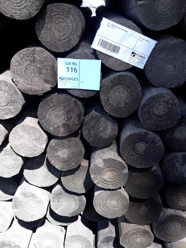 150-175MM TREATED PINE ROUND POLES-25/3.0