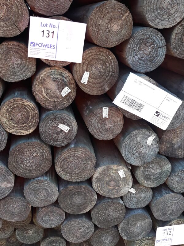 100-125MM TREATED PINE ROUND POLES-50/2.1