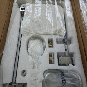 NEW CHROME SHOWER RAIL 100108-5 TOP INLET