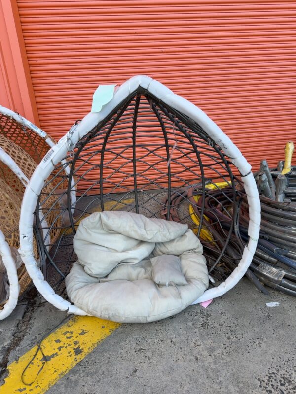 NEW BROWN 2XL HANGING EGG CHAIR