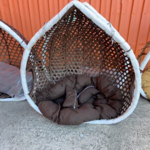 NEW BROWN 2XL HANGING EGG CHAIR