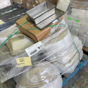 PALLET OF ASSORTED UNBOXED VANITY BOWLS, SOLD AS IS