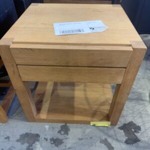 EX STAGING FURNITURE - BEDSIDE TABLE, SOLD AS IS