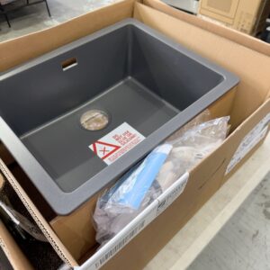 EX DISPLAY SCHOCK SIGNUS STONE SINGLE BOWL SINK N-100XLYS 12 MONTH WARRANTY