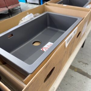 EX DISPLAY SCHOCK SOHO STONE SINGLE LARGE BOWL SINK N120S 12 MONTH WARRANTY