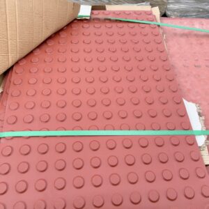 PALLET OF 600X900MM RED POLYMER INTEGRATED HAZARD TACTILE INDICATOR PADS