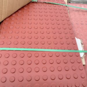 PALLET OF 600X900MM RED POLYMER INTEGRATED HAZARD TACTILE INDICATOR PADS