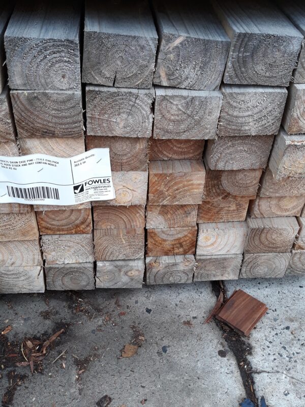100X75 SAWN CASE PINE-77/4.8 (THIS PACK IS AGED STOCK AND MAY CONTAIN MOULD. SOLD AS IS)
