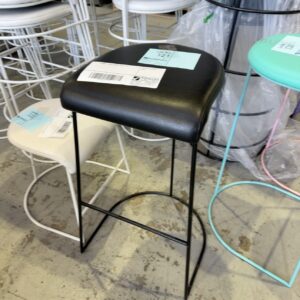 EX HIRE - BLACK STOOL, SOLD AS IS