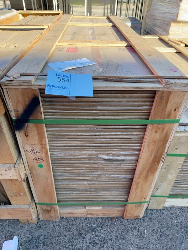 PALLET OF TEMPERED GLASS