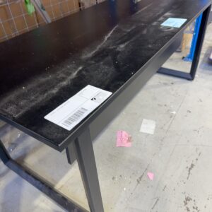 EX HIRE - BLACK DESK, SOLD AS IS