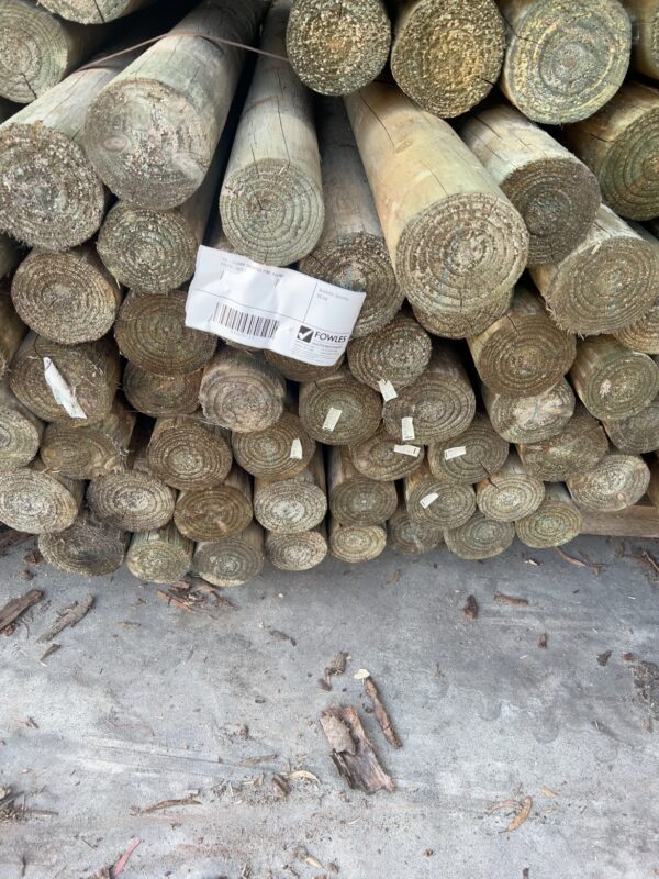 100-125MM TREATED PINE ROUND POLES-50/2.1