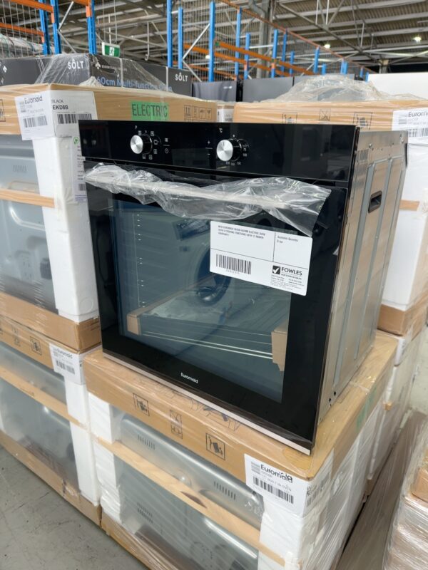 NEW EUROMAID EKD8B 600MM ELECTRIC OVEN WITH 8 COOKING FUNCTIONS WITH 12 MONTH WARRANTY